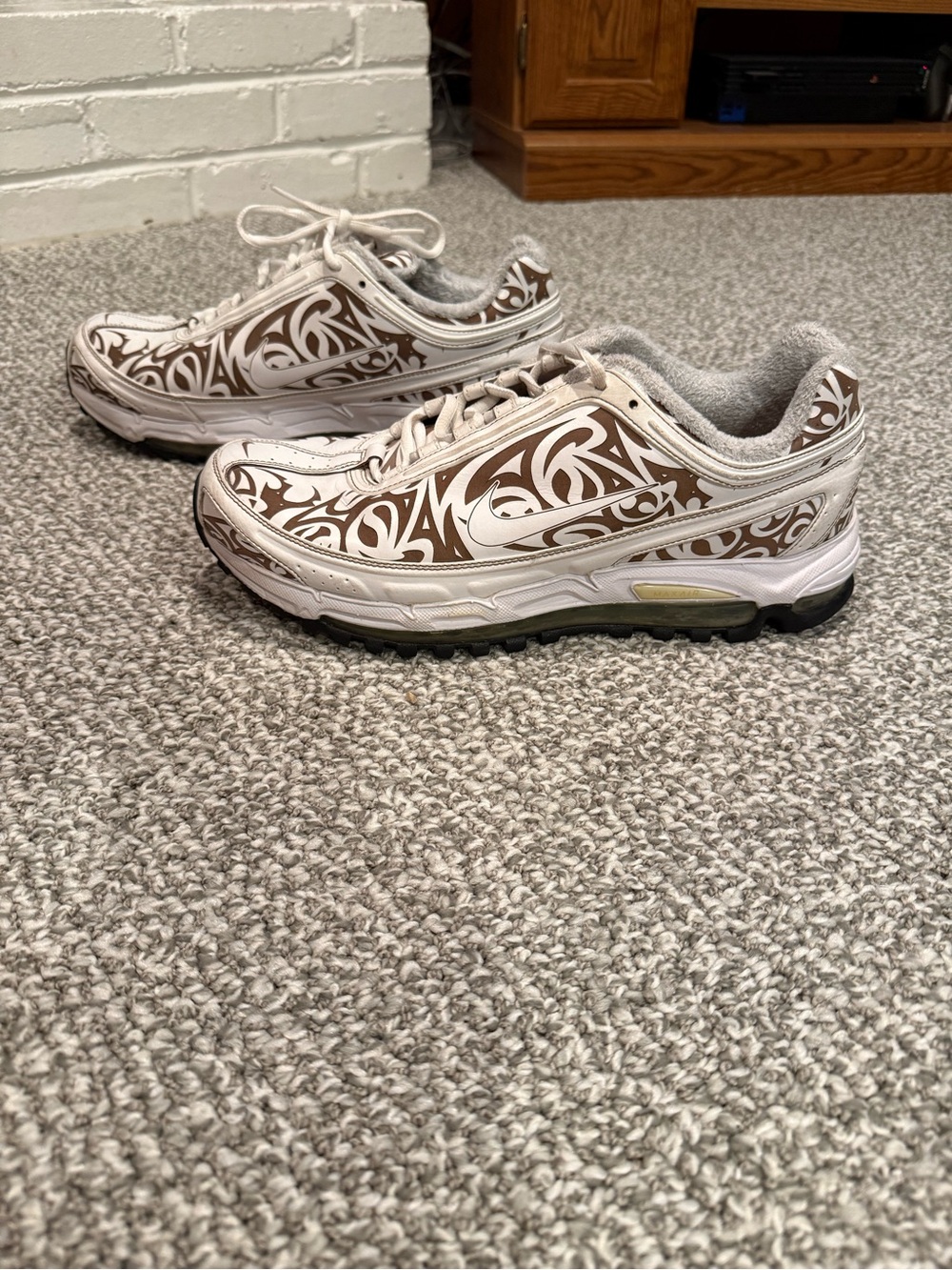 Nike TL4 Air Max Tribal Laser Print Sneakers Rare 2007